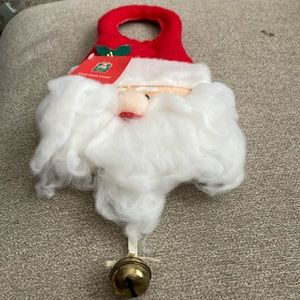 12 inch by 7 inch door knob cover Santa